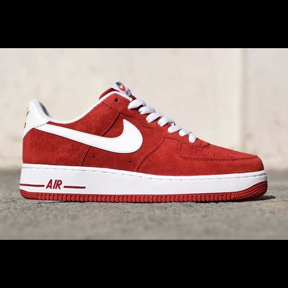 Nike Shoes - Nike / red air force ones